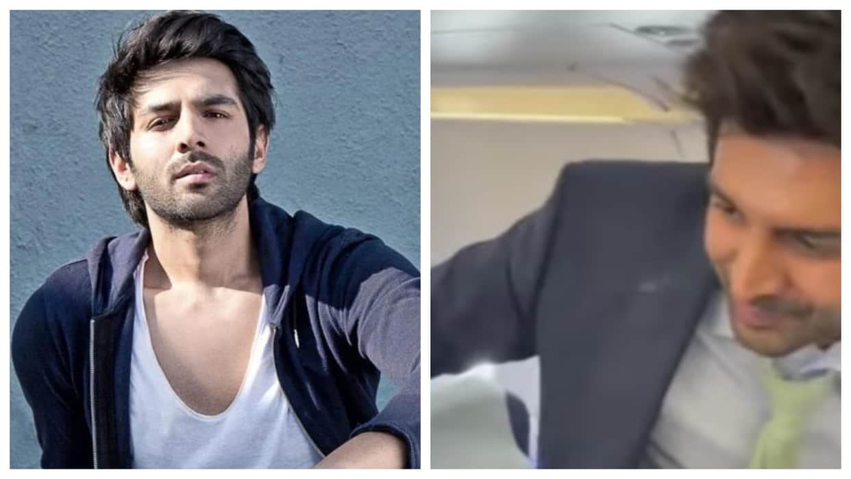 Bhool Bhulaiyaa 2 actor Kartik Aaryan travels in economy class flight fans shower love and praise on him