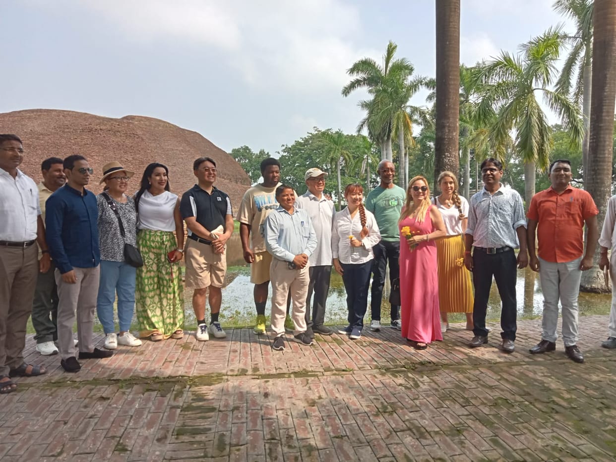 Group of investors visited Buddhist sites
