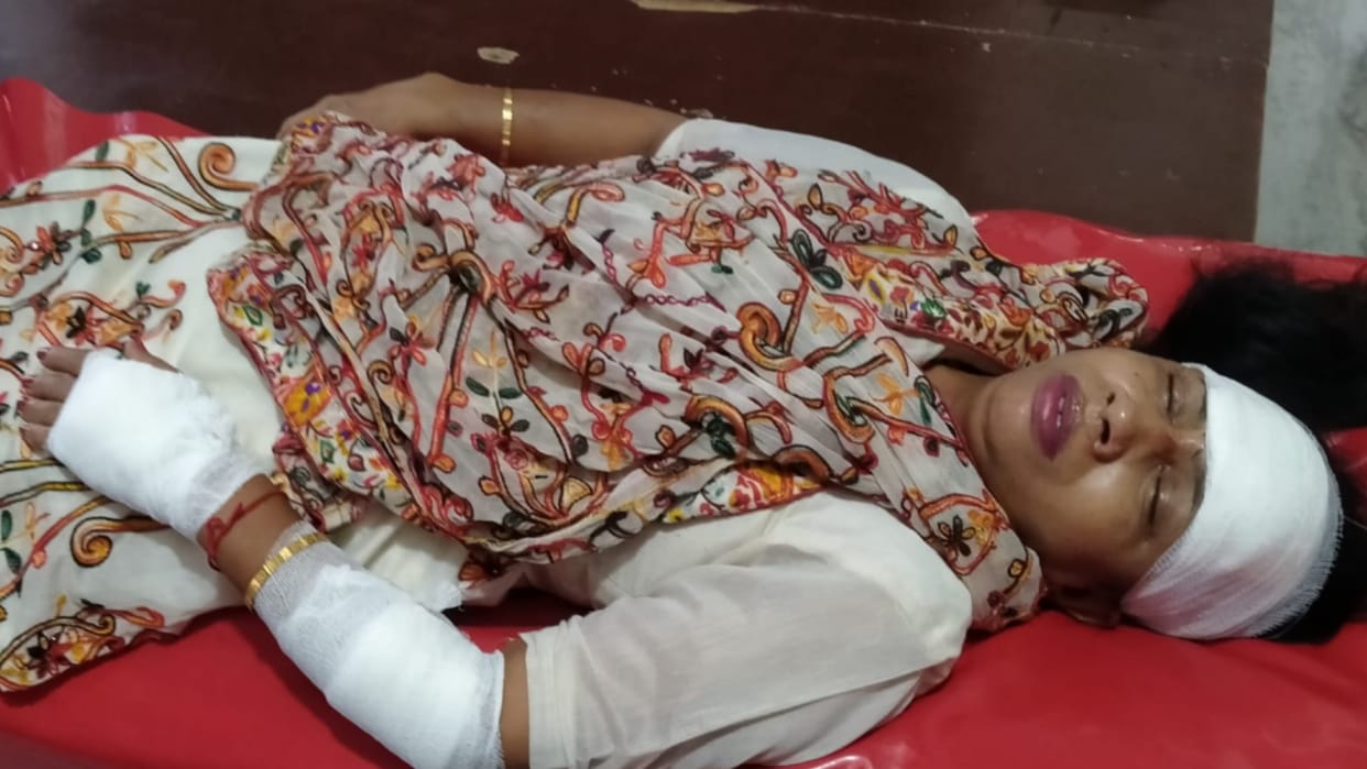 Bijnor: Miscreants escaped after robbing the gold chain from the mother and daughter