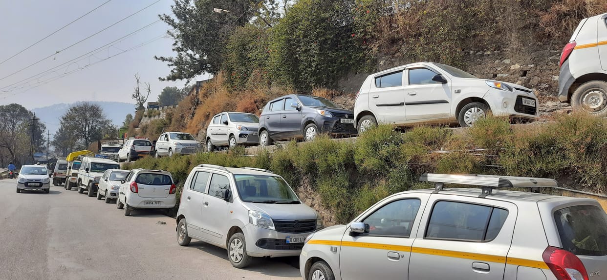 Parking becomes a challenge due to the increasing number of vehicles