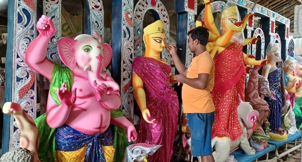 Maa Durga's statue became expensive in five years