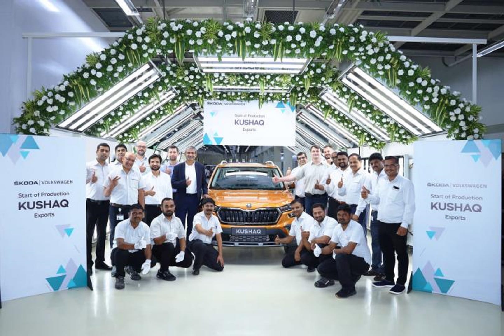 Skoda Auto India starts production of Left-Hand Drive LHD version of Kushaq SUV for export