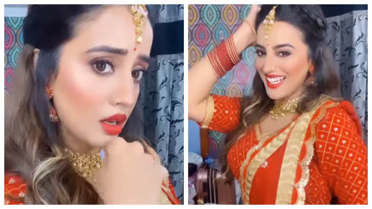 Bhojpuri Actress Akshara Singh requests fans to make reels on jhulaniya song says Thanks for this success