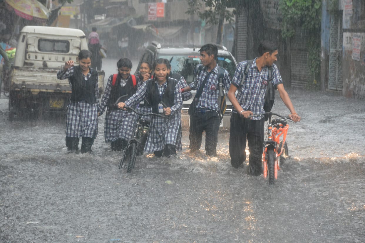 If you get wet in this rain, you will get sick