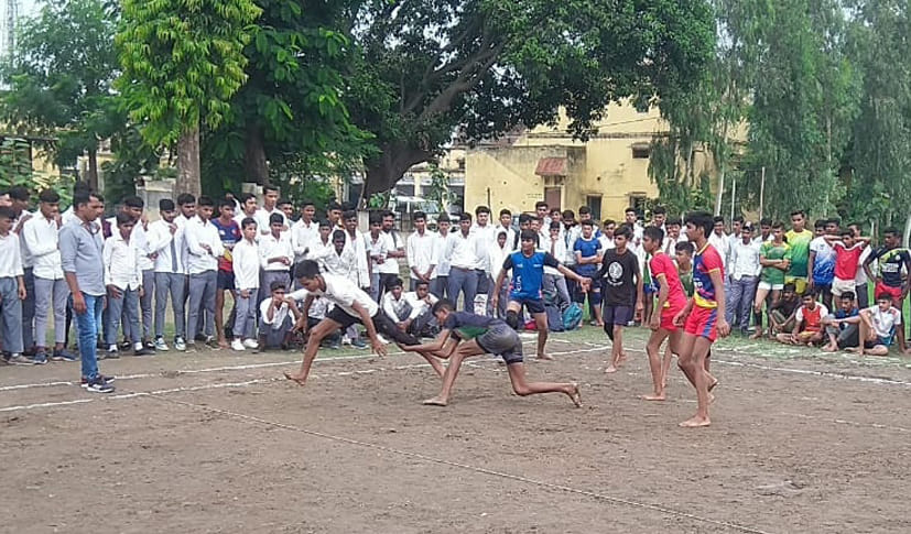 Selection of district level junior and senior team of kabaddi