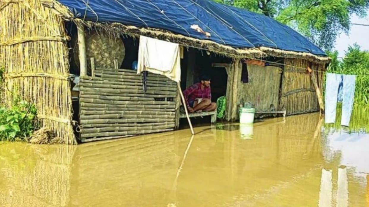 flood in saryu in Gonda