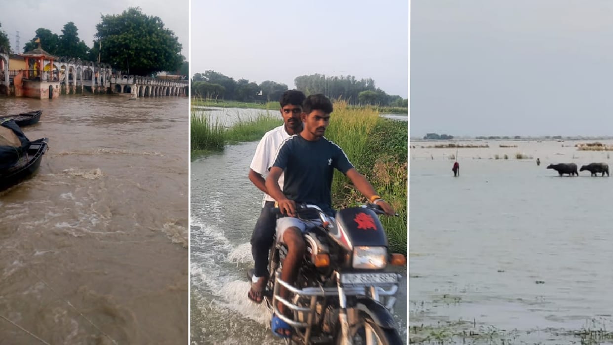 Ghaghra river 95 cm above danger mark in Gorakhpur