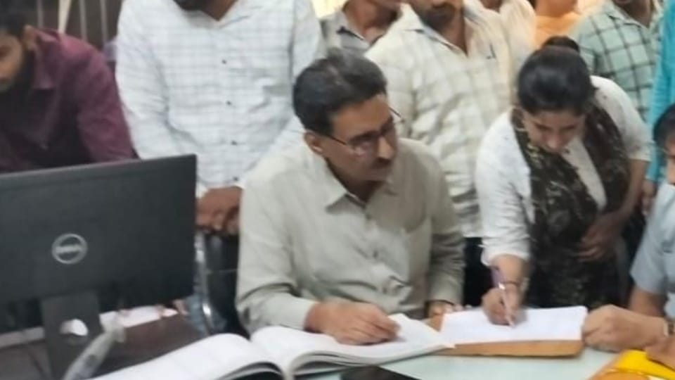 CM Flying raid in city council Narwana