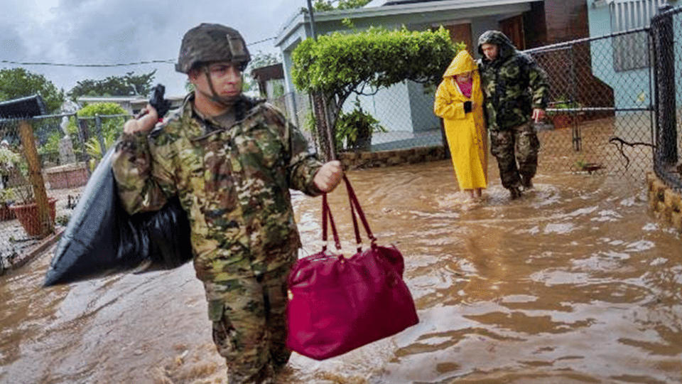 The havoc of Hurricane Fiona in Puerto Rico US President Joe Biden declares Emergency