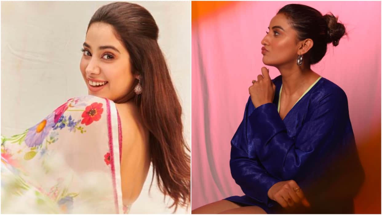 photos of the day janhvi kapoor looks gorgeous in saree and akshra singh hot avatar read celebrity update