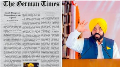 Fact Check: Was the news of Bhagwant Mann being dropped from the plane really published by the German Times?
