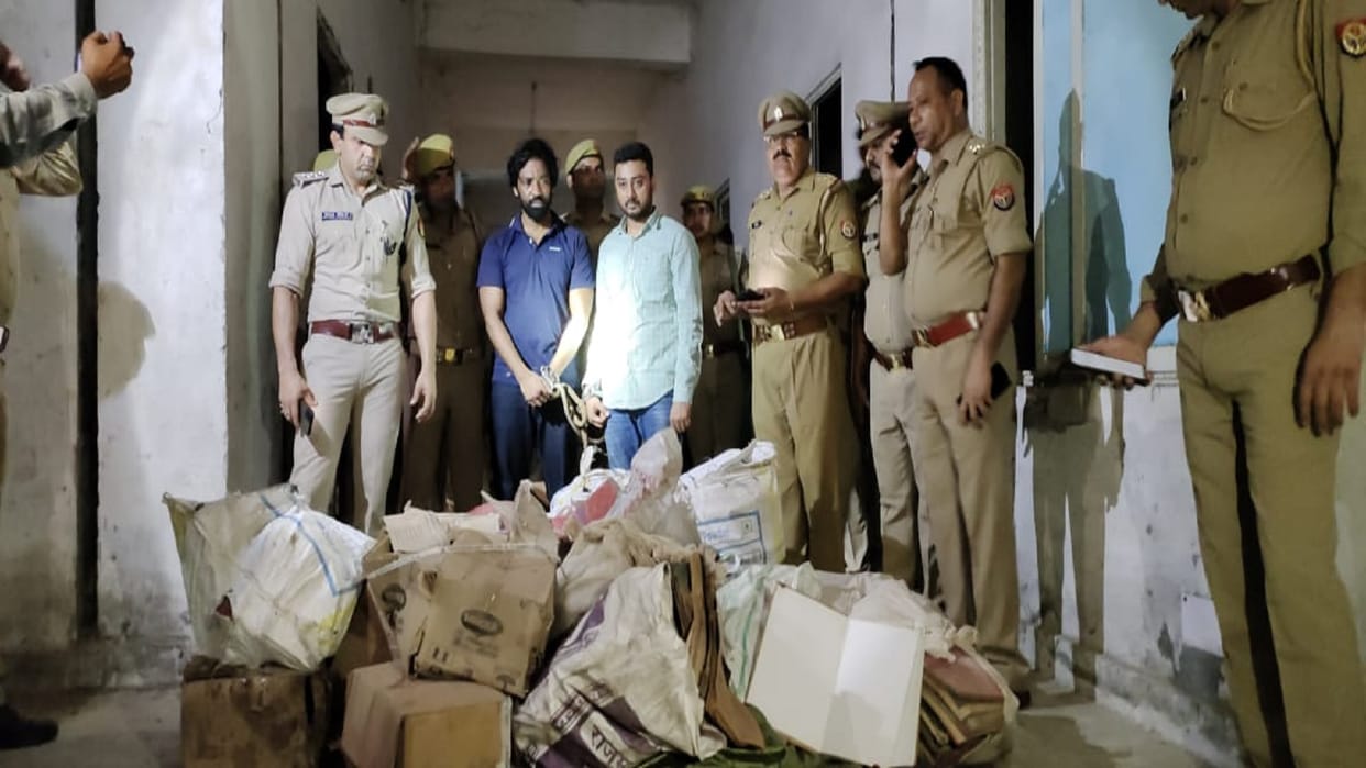 Police search operation Azam Khan Mohammad Ali Jauhar University