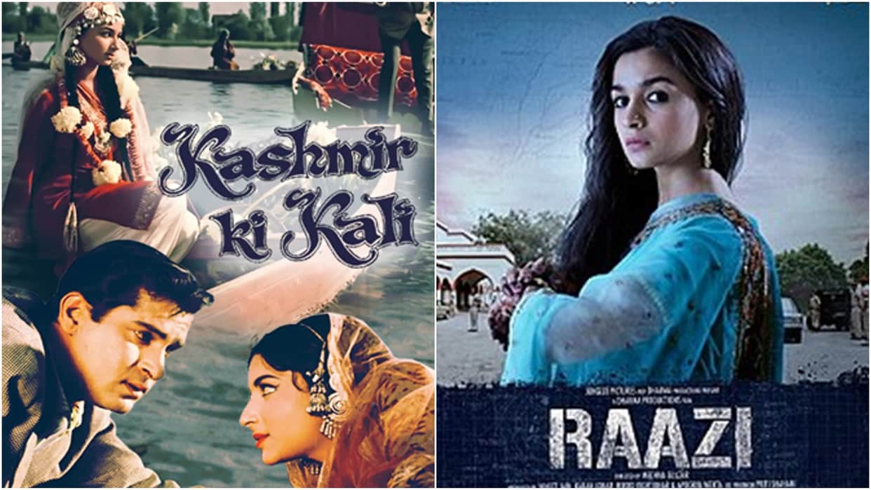 bollywood films that were shot in kashmir location kashmir ki kali silsila dil se race 3 raazi haider rockstar