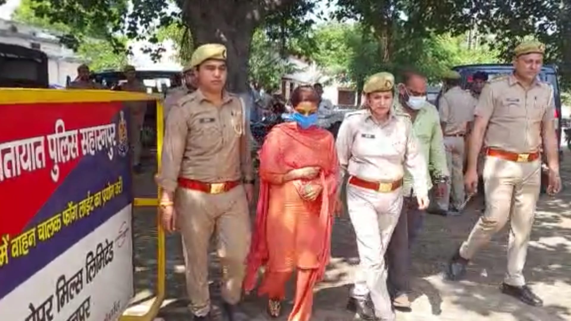 Saharanpur police have arrested to bride with partner after revealed a gang