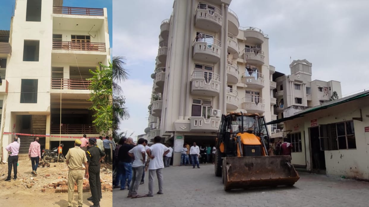 LDA action continues against illigal construction.