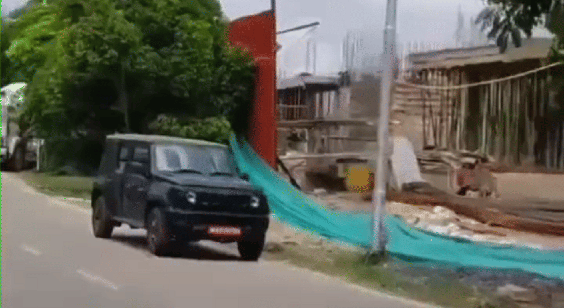 Maruti Suzuki Jimny 5-door SUV caught testing on Indian Roas to rival Mahindra Thar 5-door