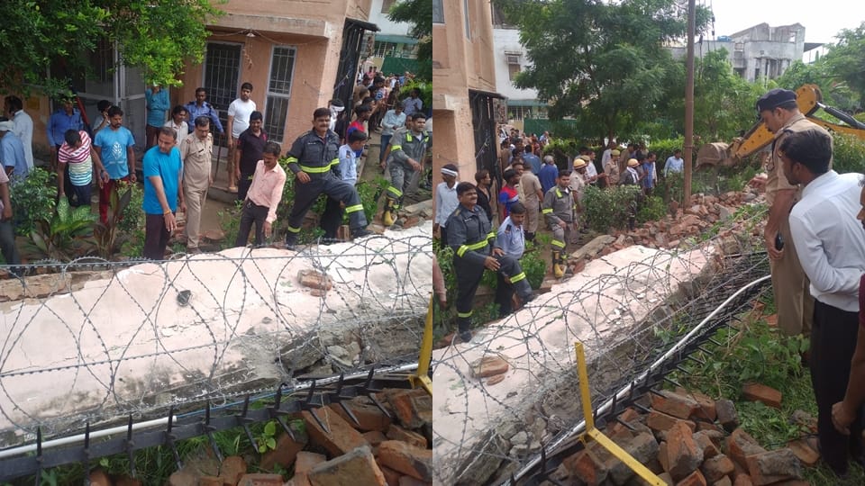 Noida Wall Collapse: Under Construction Wall Collapse In Noida Sector 21 News in Hindi