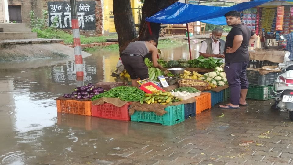 Weather update news heavy rain in agra