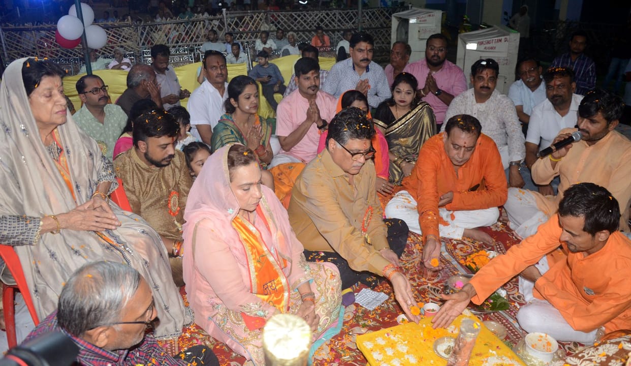 Ramlila started with Shri Ganesh Puja