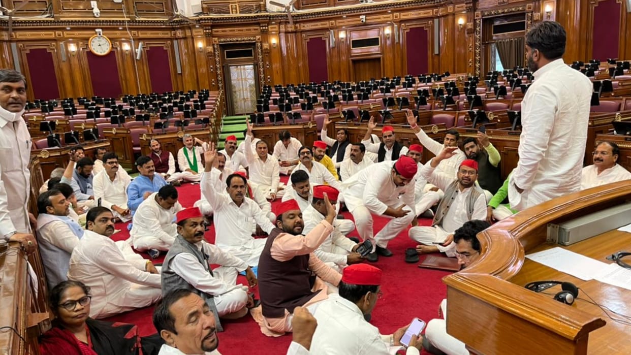 Custodial death case in Legislative Council: SP's walkout accusing the state of law and order collapse