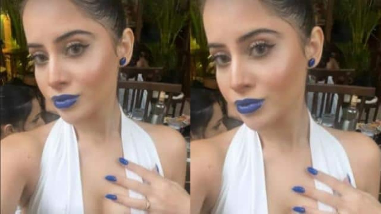 Urfi Javed brutally trolled for her lipstick colour after her dresses on social media
