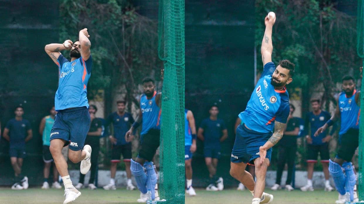 Virat Kohli bowled for 30 minutes in nets before T20 Match against Australia in Mohali
