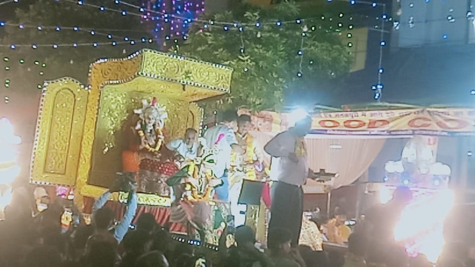 Janakpuri Mahotsav 2022 Sita ji ka doula in Janakpuri agra
