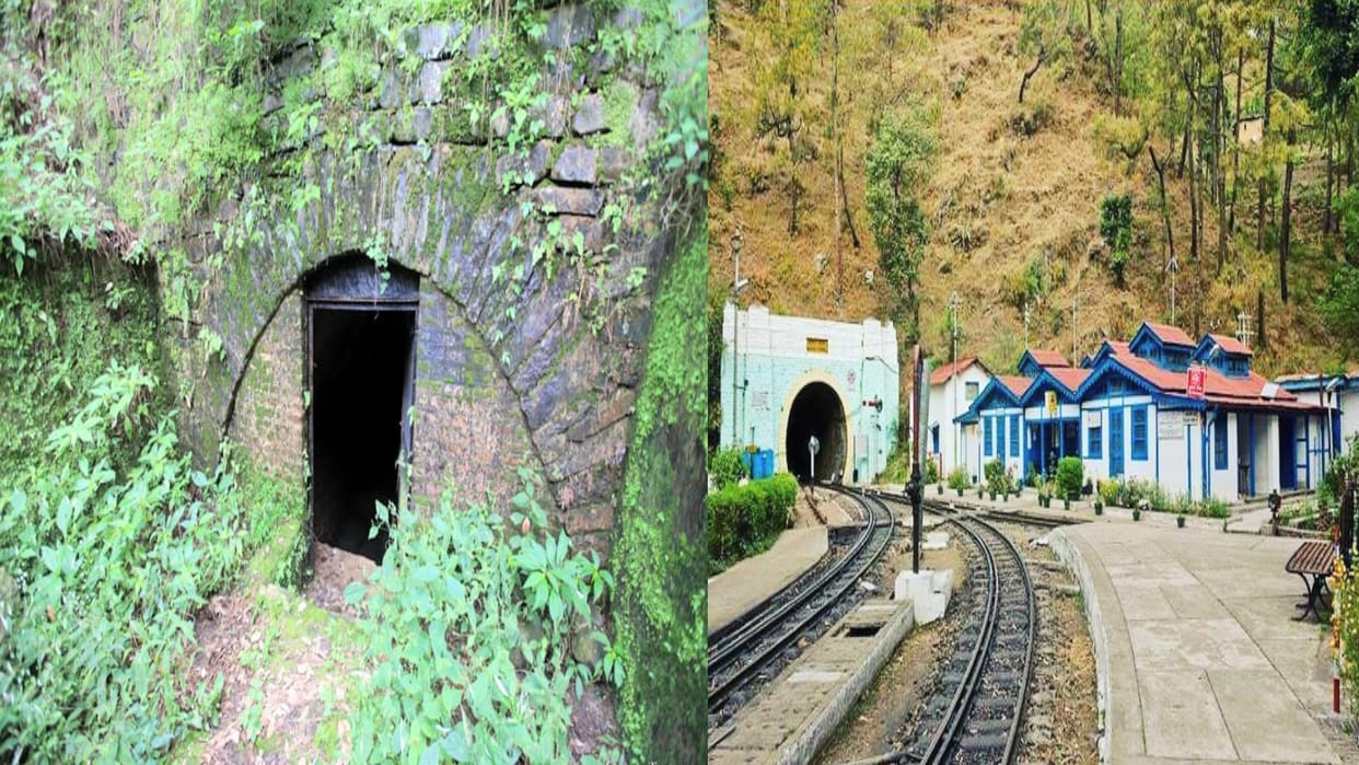world heritage Kalka-Shimla railway track, An English engineer had failed to build this Barog tunnel,  he comm
