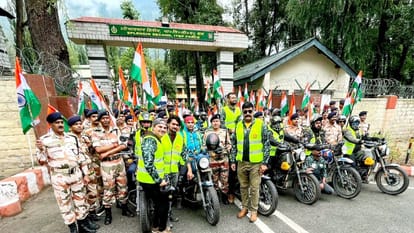 Azad The Ray of Hope Foundation created history by hoisting the tricolor on the hills of Himachal