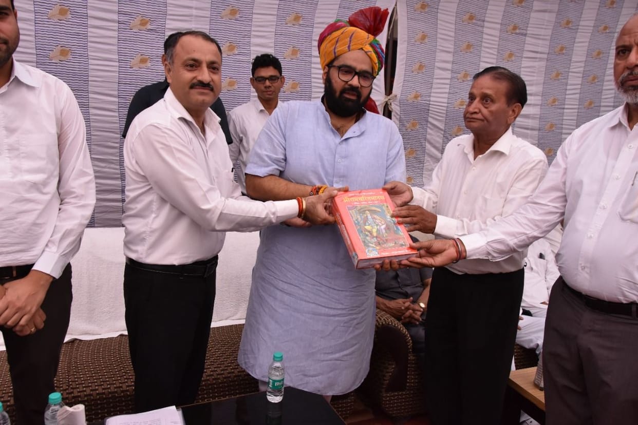 Rajya Sabha MP inaugurates newly built 62 chambers