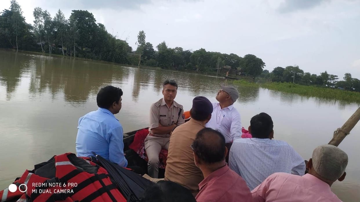 dm inspected flood area