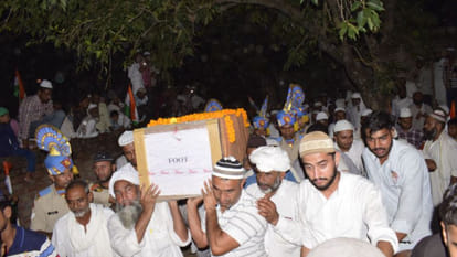Martyr Noor Hasan Supard-e-Khak with state honors