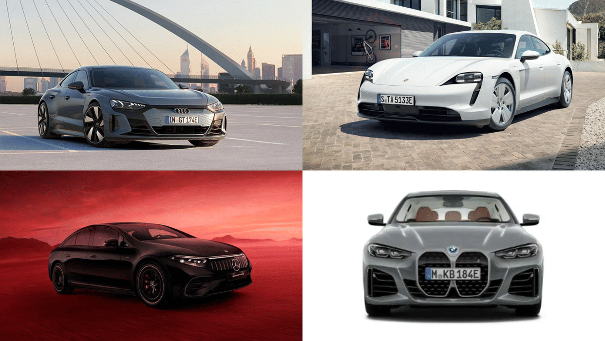 Top five Luxury electric cars with highest range in india Mercedes Kia Audi BMW Porshe