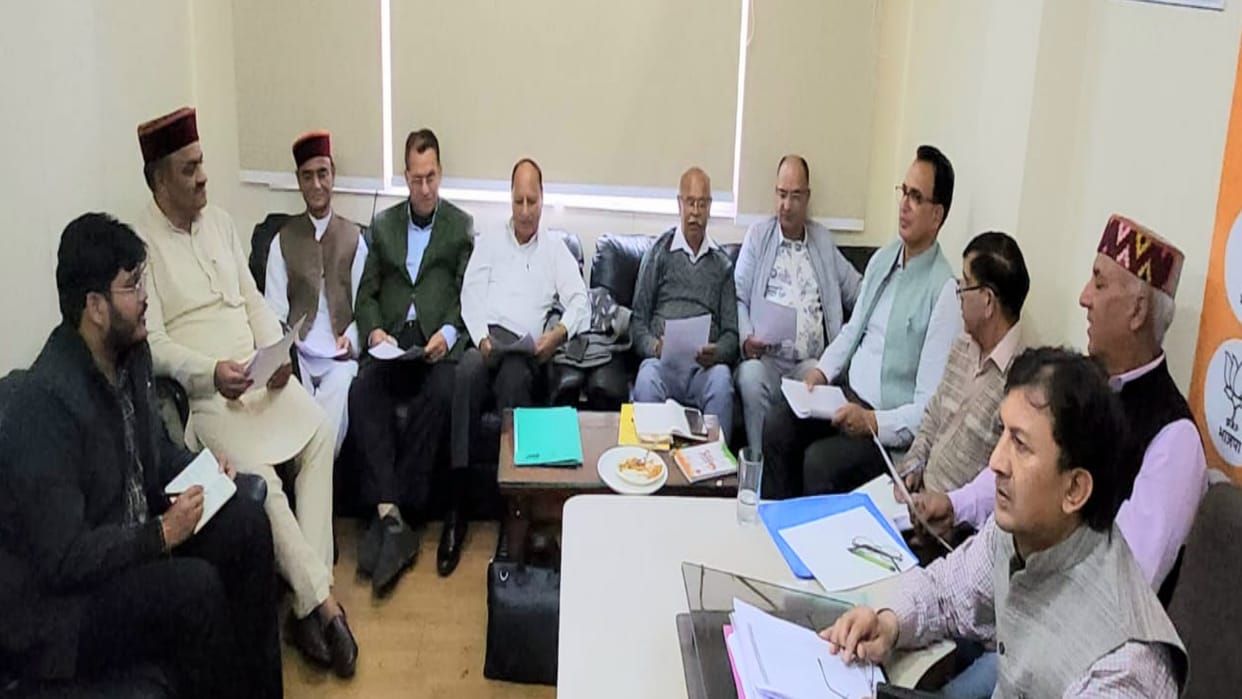 HP BJP, MP Sikandar said that thousands of suggestions received by BJP for election vision paper