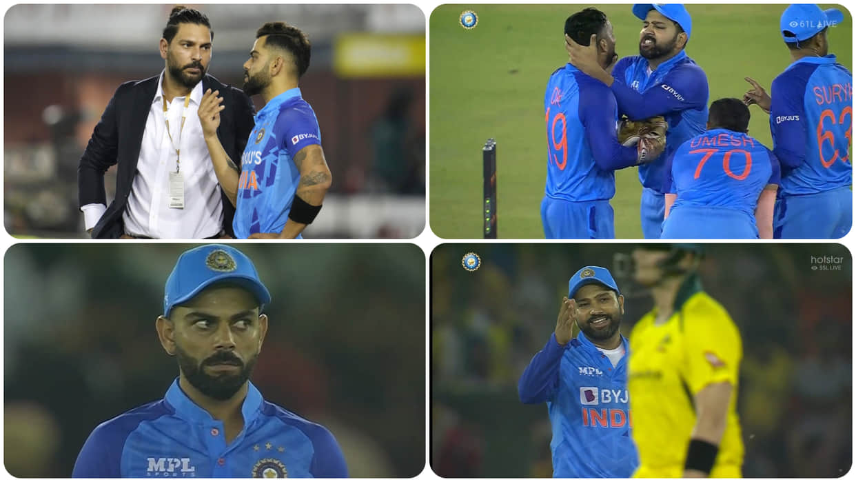 IND vs AUS 1st T20 2022 Match Highlights Eye Catching Photos and Moments From Mohali Stadium