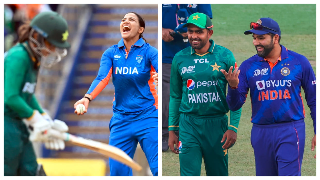 India vs Pakistan match twice in October there will be clash in womens Asia Cup mens T20 World Cup