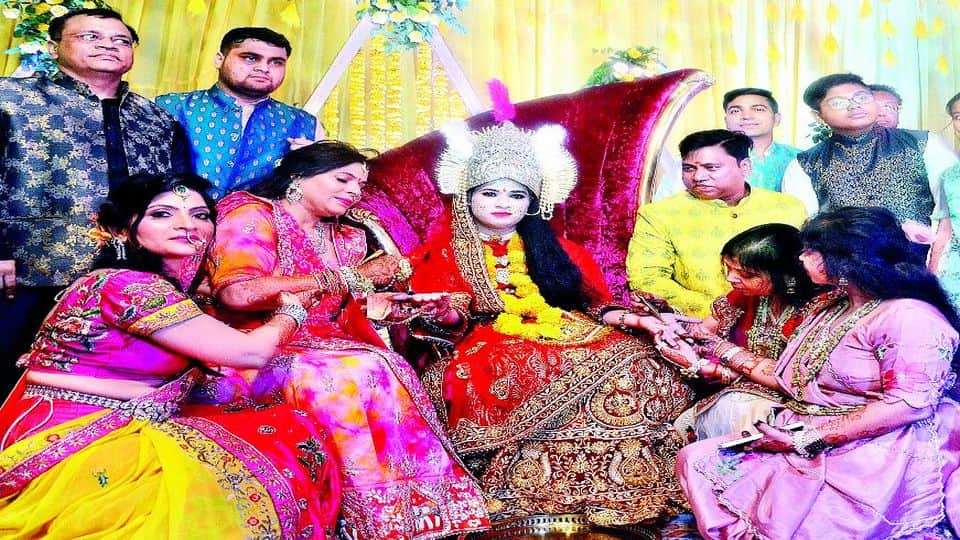 Janakpuri Mahotsav agra 2022 Mehndi ceremony in the house of Janak and Dasharatha