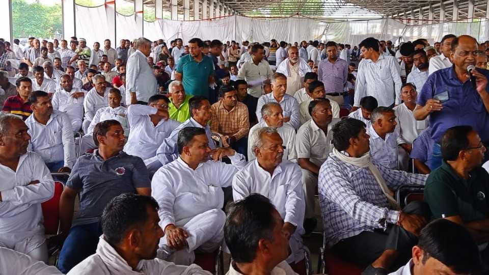 Arhtiya association against e Nam in Haryana