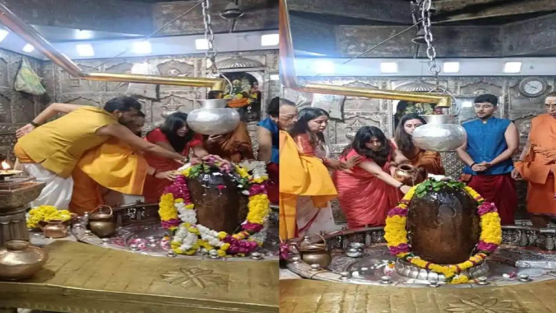 Ekta Kapoor reached Mahakaleshwar temple chanted in the sanctum bhat pujan in Mangalnath