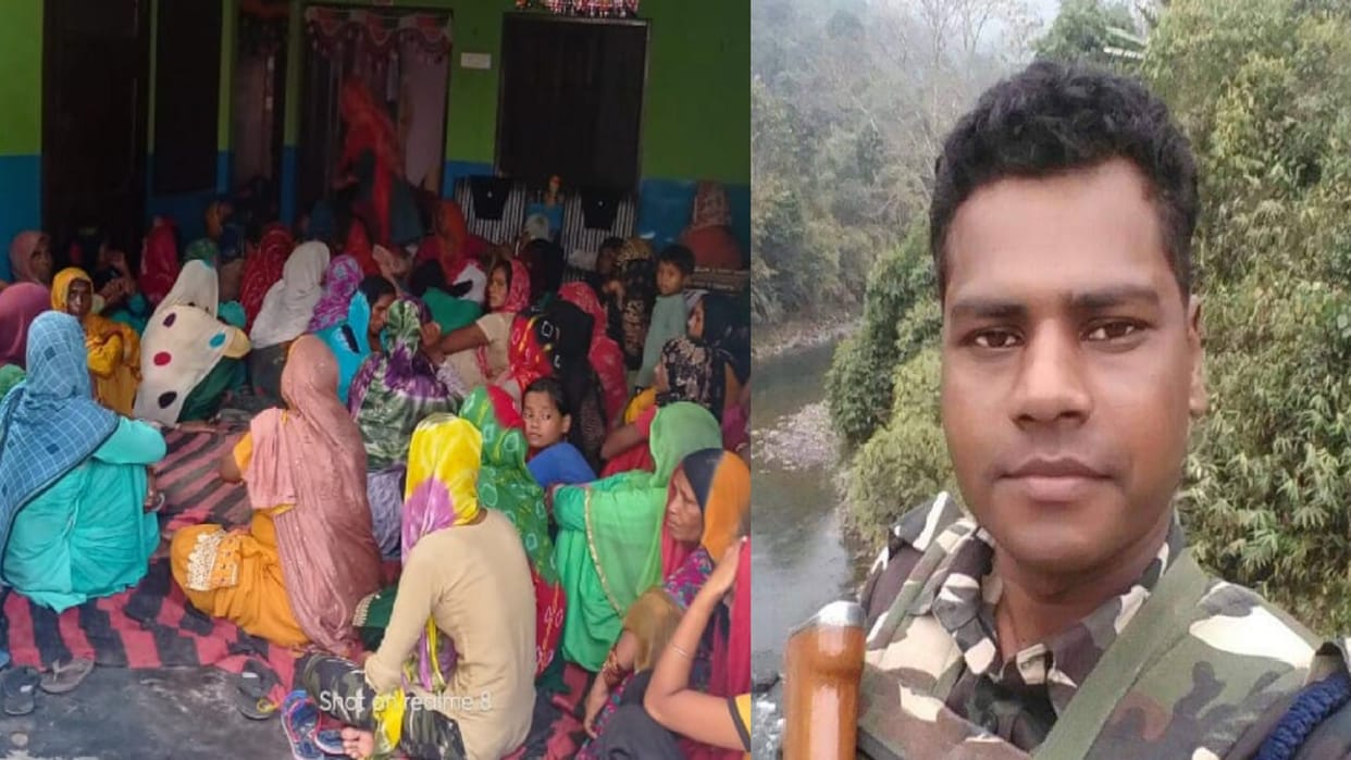 There is mourning in the family in Saharanpur after the death of BSF jawan see photos