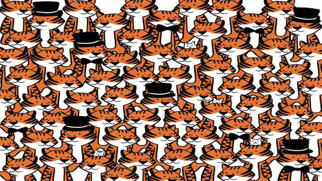 Viral Optical Illusion: Find Out Hidden Cat from Image Check Your Brain IQ