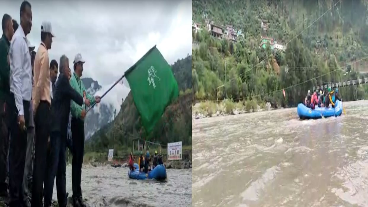 National Rafting Championship starts in Pirdi Kullu, 10 states players are participating