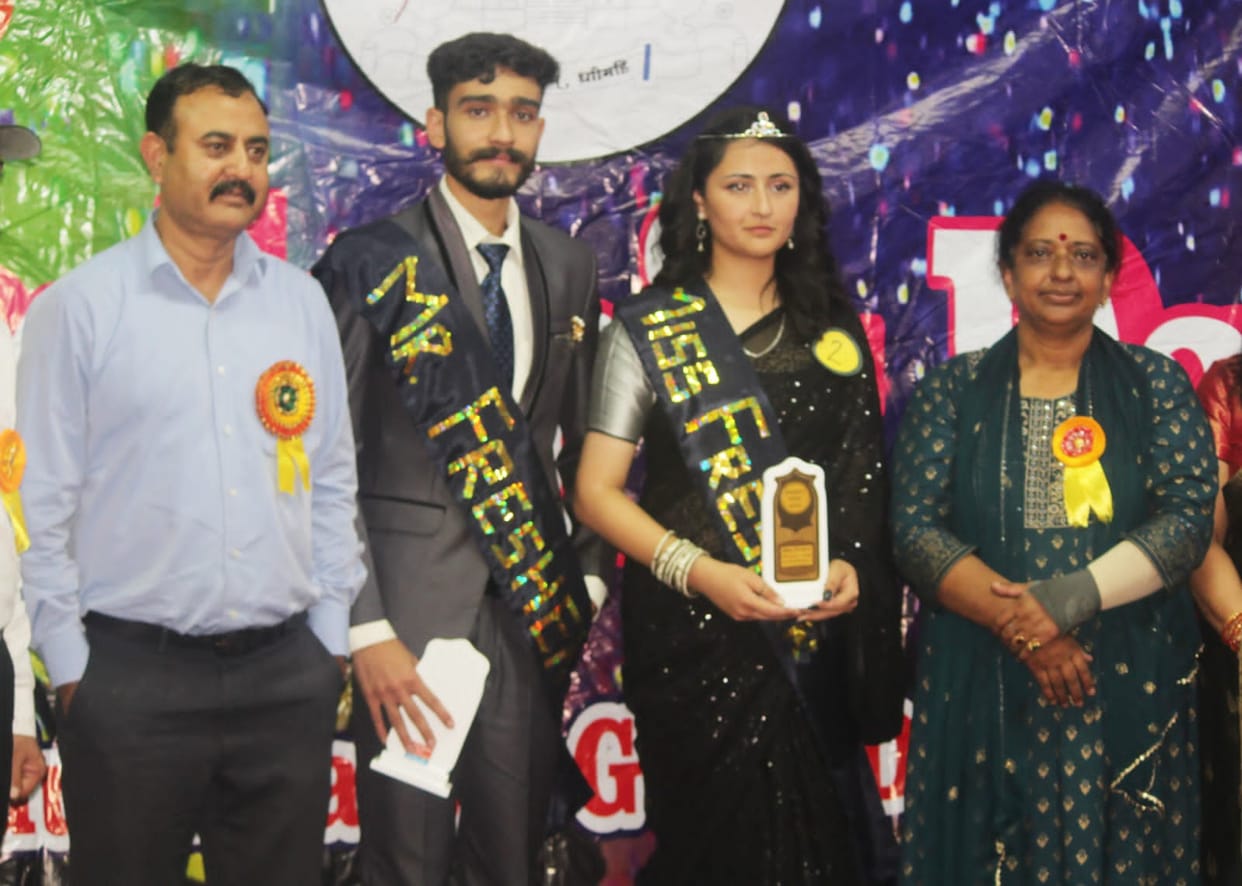 snehal miss fresher and nishant elected mr fresher
