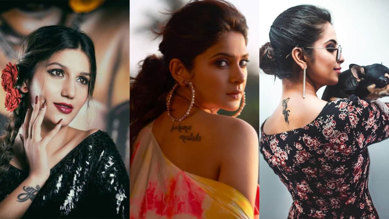 Television actresses from sapna choudhary to jennifer winget avika gor who flaunts different tattoos