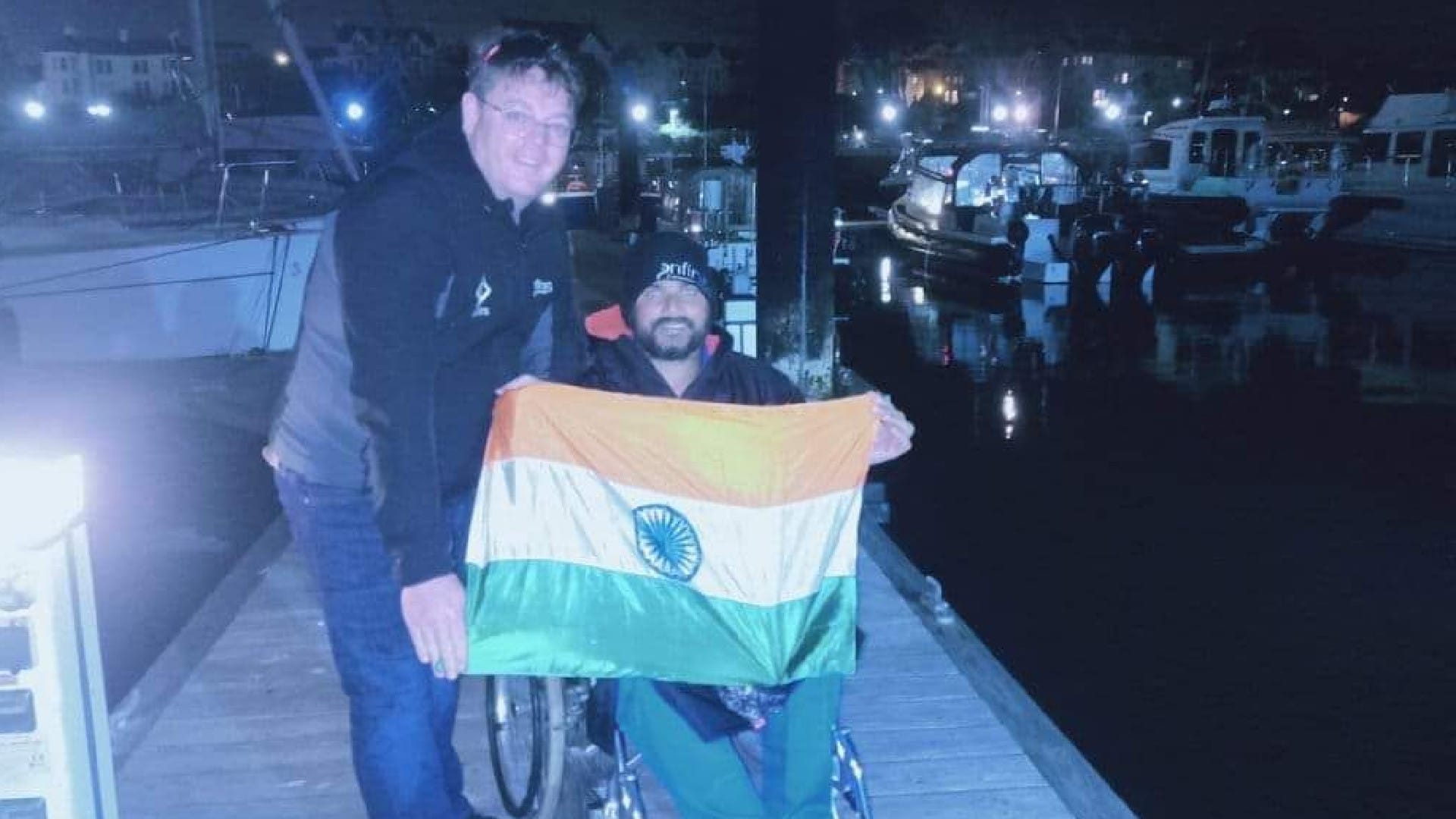 Satendra Singh Lohiya became the first international para swimmer of Asia by crossing the North Channel