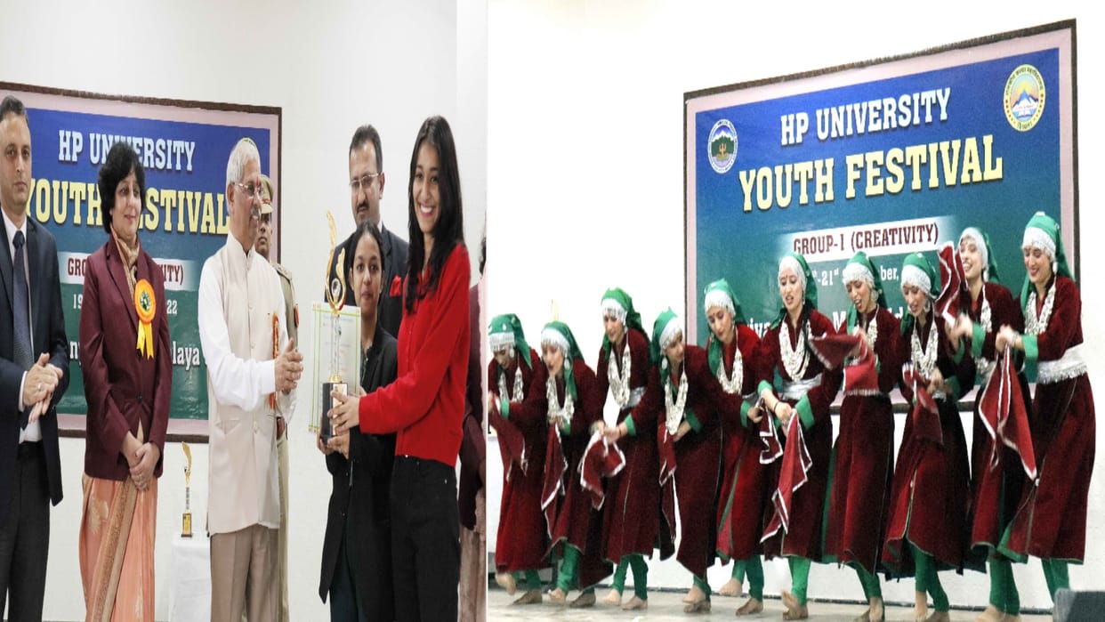 Youth Festival: Overall trophy in the name of RKMV Shimla, Governor honored the winners