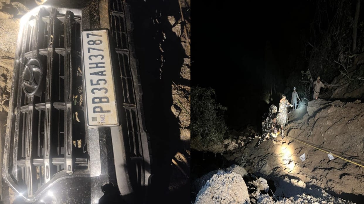 Road accident HP, Car fell in Beas in six miles near Pandoh, two youths killed, one injured