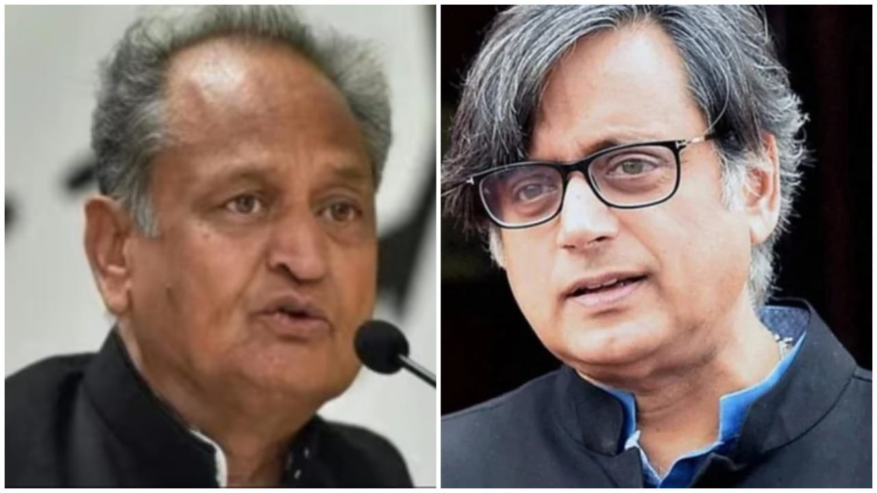 Ashok Gehlot vs Shashi Tharoor Who Will be Next Congress President 2022 Know Their Political Career