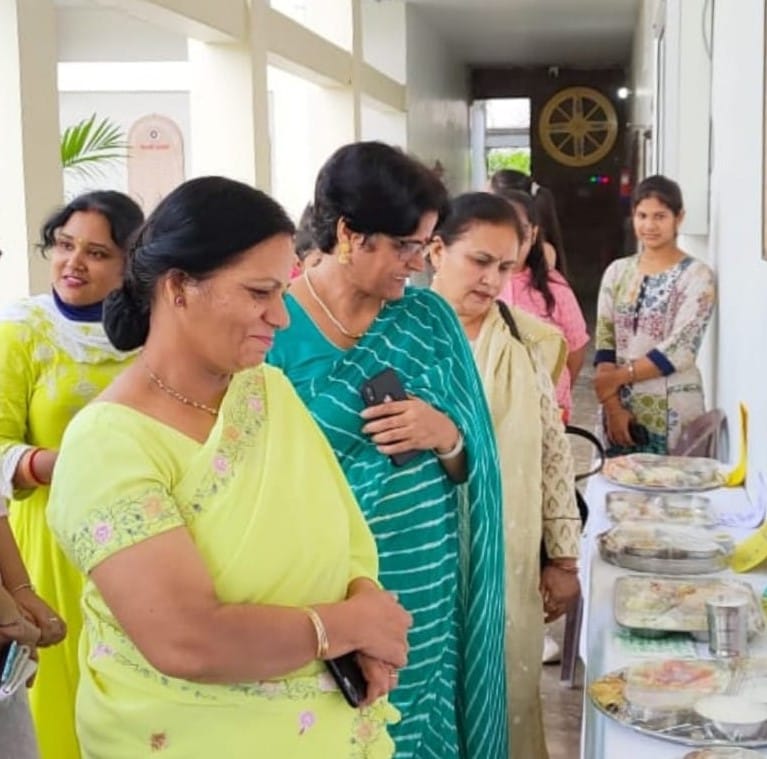 Vanshika and Yavanika won the nutritious plate competition, Kurukshetra