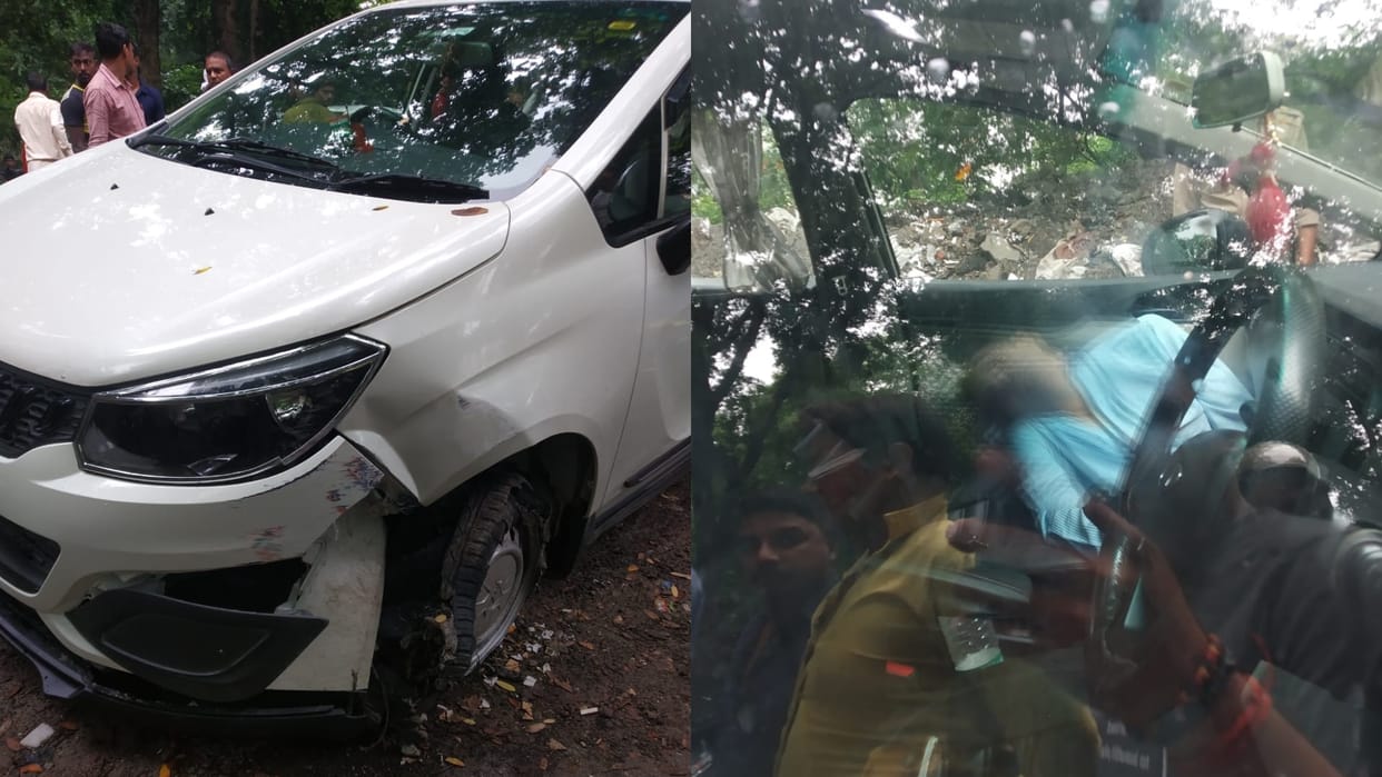 A man's dead body found in a car in dilkusha lucknow.